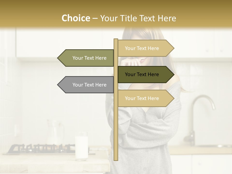 Caucasian Vitality Life PowerPoint Template