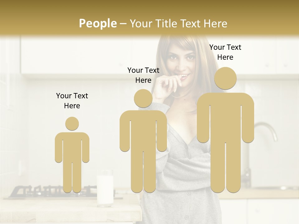 Caucasian Vitality Life PowerPoint Template