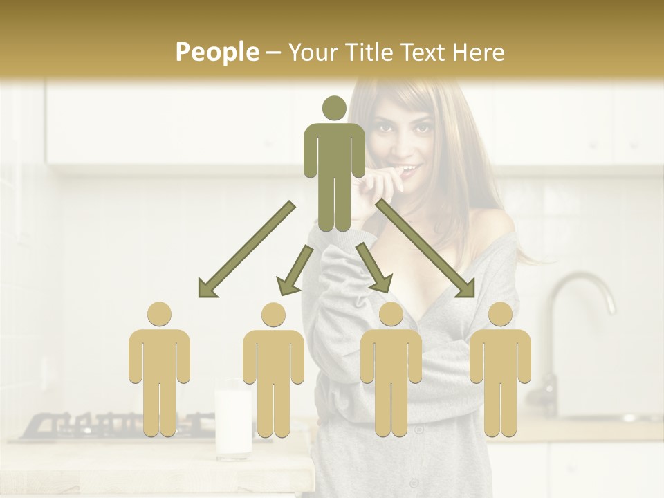 Caucasian Vitality Life PowerPoint Template