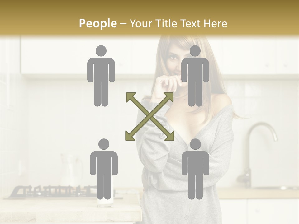 Caucasian Vitality Life PowerPoint Template