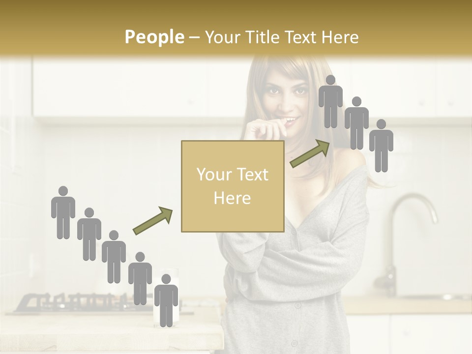 Caucasian Vitality Life PowerPoint Template