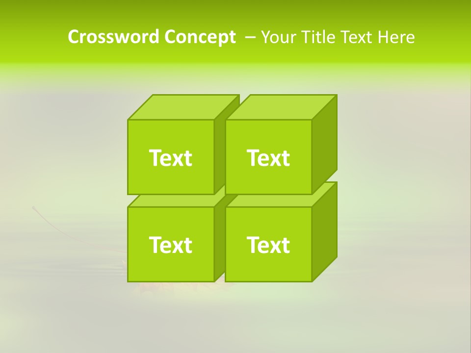 Maple Lake Reflection PowerPoint Template