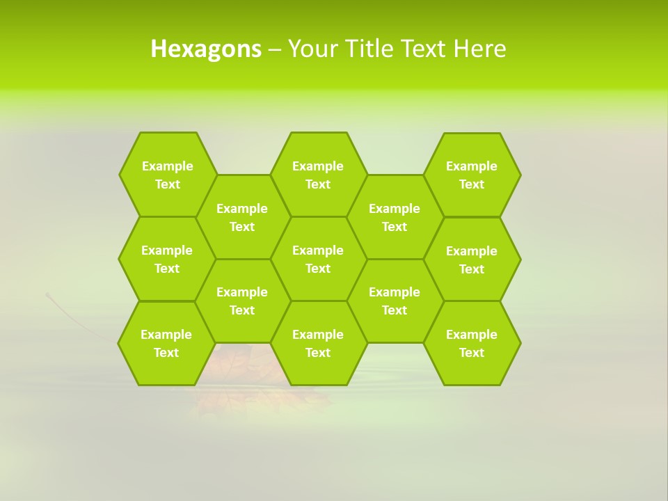 Maple Lake Reflection PowerPoint Template