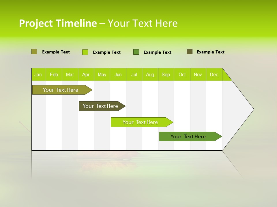 Maple Lake Reflection PowerPoint Template
