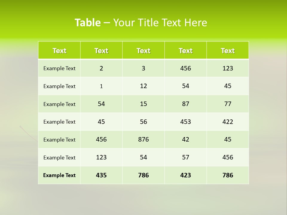 Maple Lake Reflection PowerPoint Template
