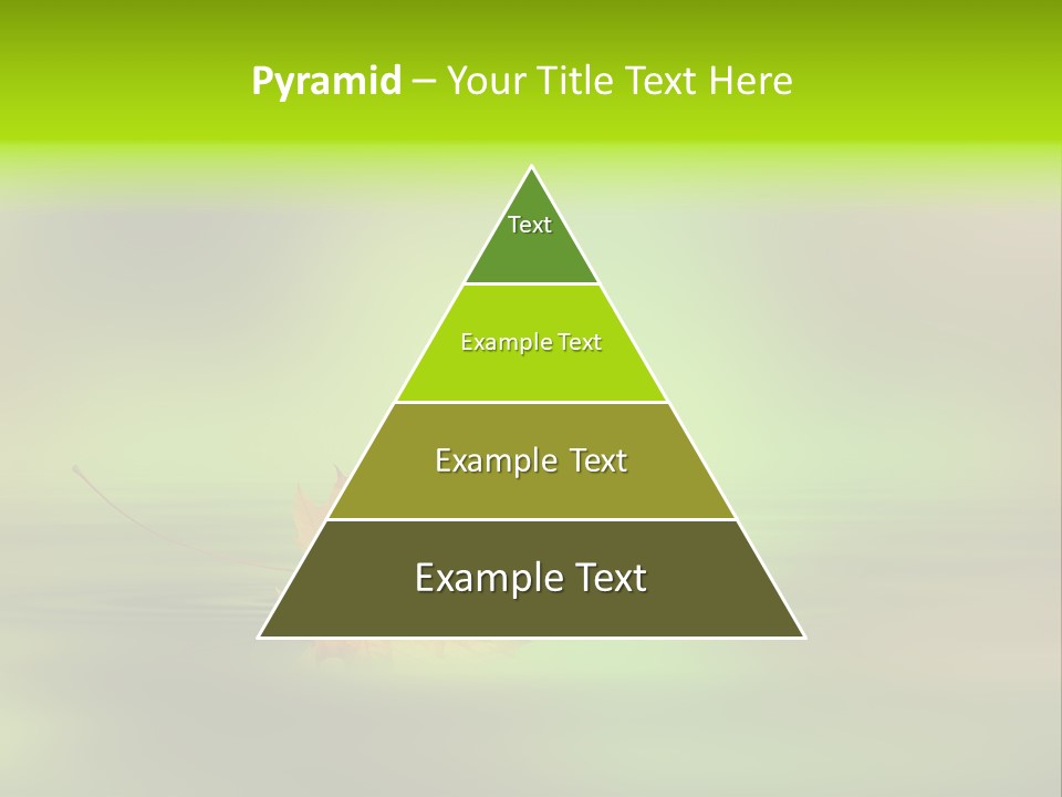 Maple Lake Reflection PowerPoint Template