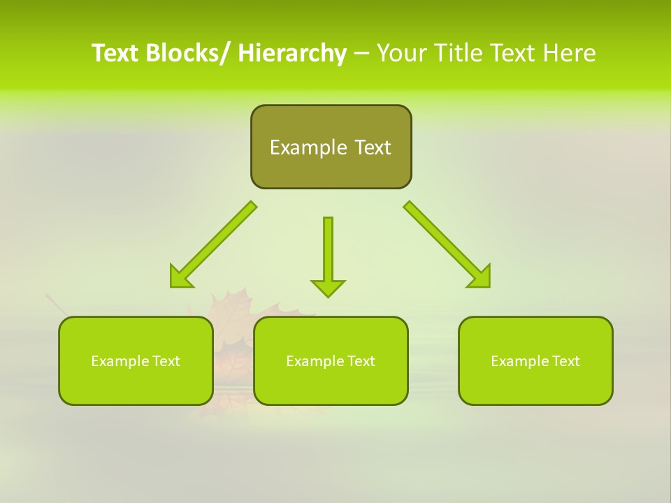 Maple Lake Reflection PowerPoint Template