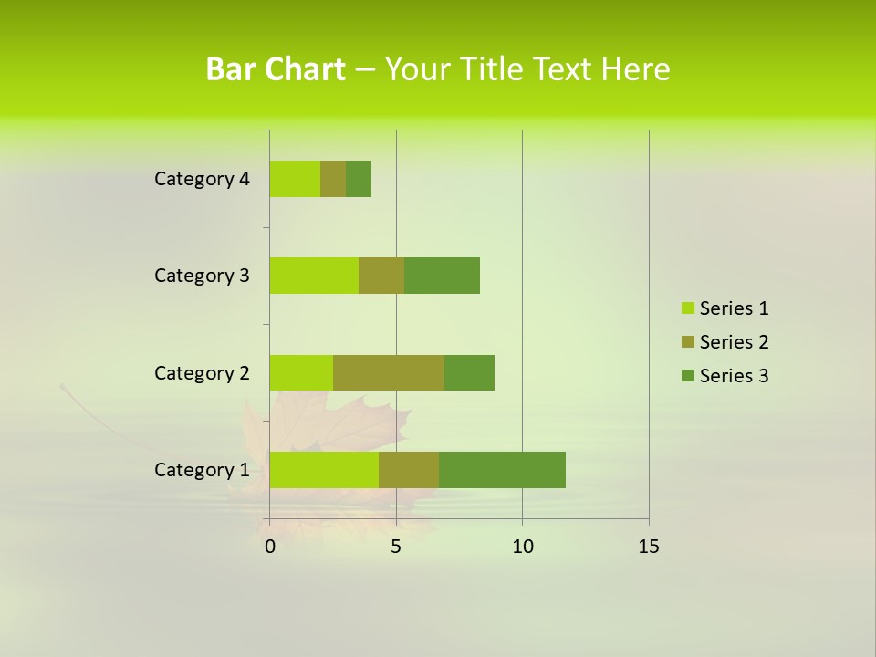 Maple Lake Reflection PowerPoint Template