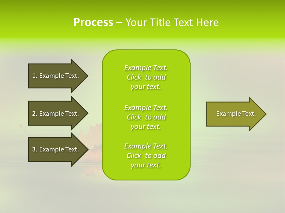 Maple Lake Reflection PowerPoint Template