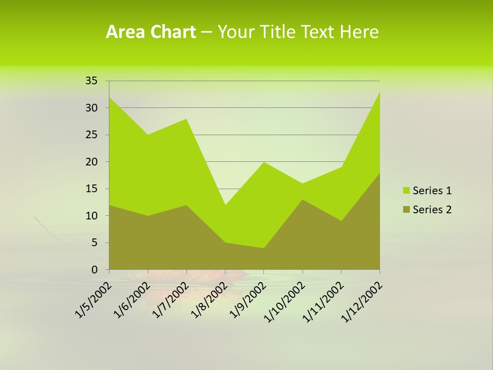 Maple Lake Reflection PowerPoint Template