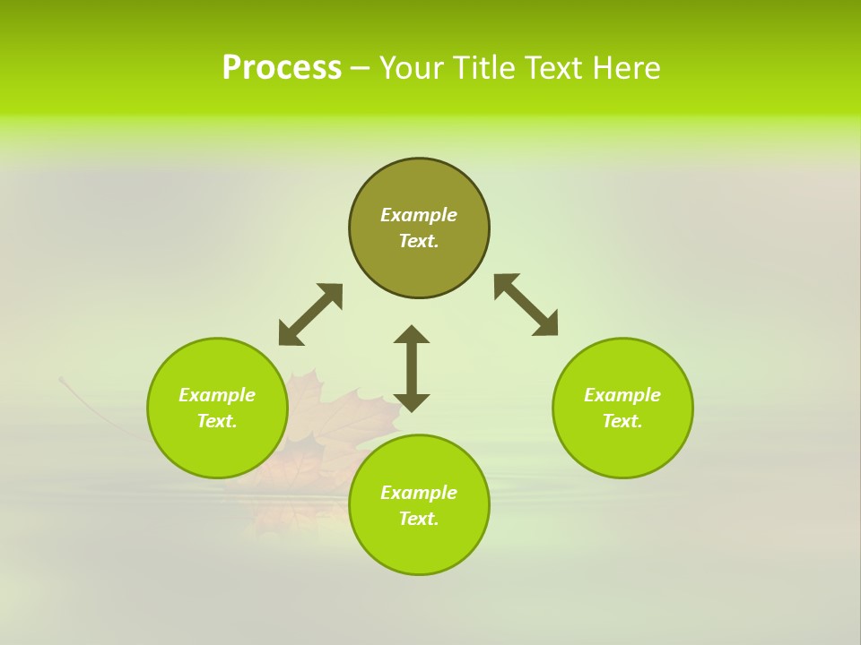 Maple Lake Reflection PowerPoint Template