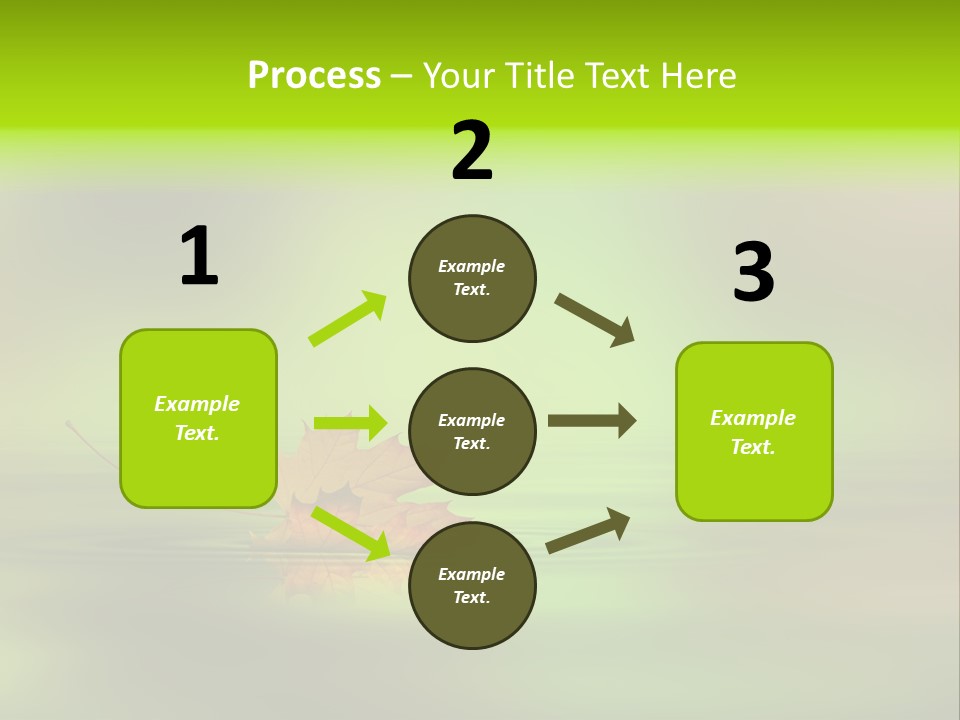 Maple Lake Reflection PowerPoint Template