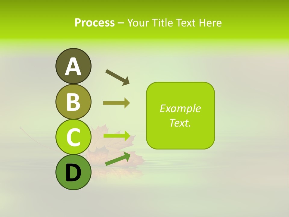 Maple Lake Reflection PowerPoint Template