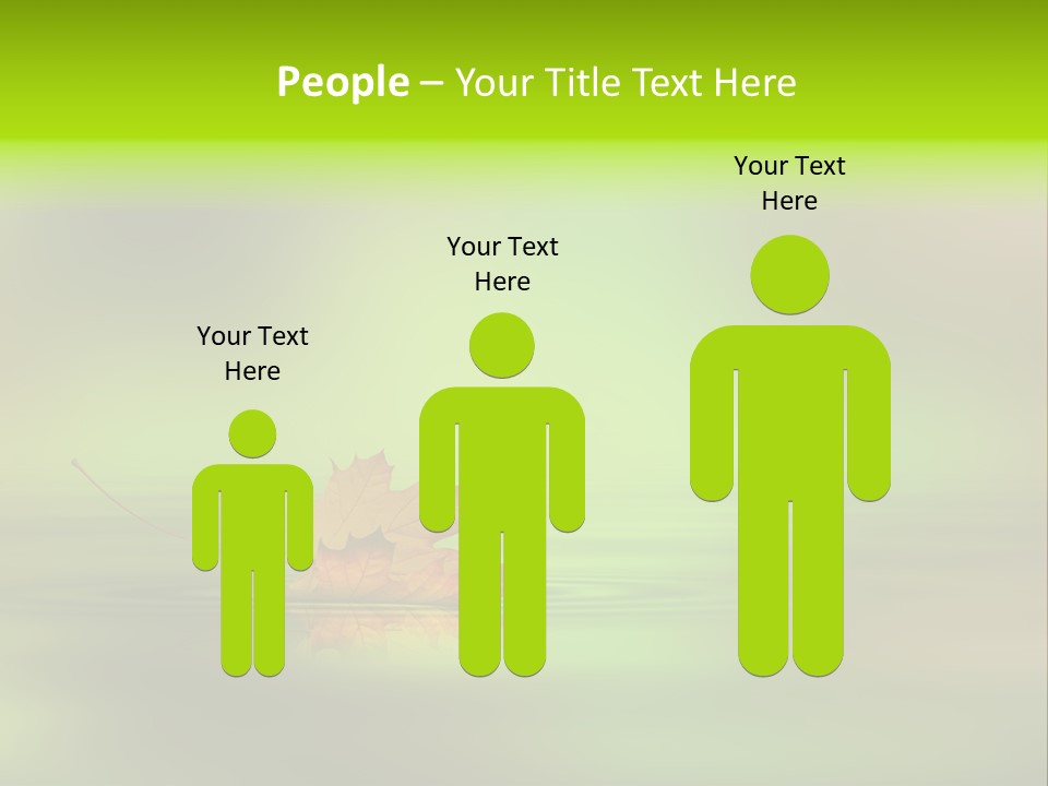 Maple Lake Reflection PowerPoint Template