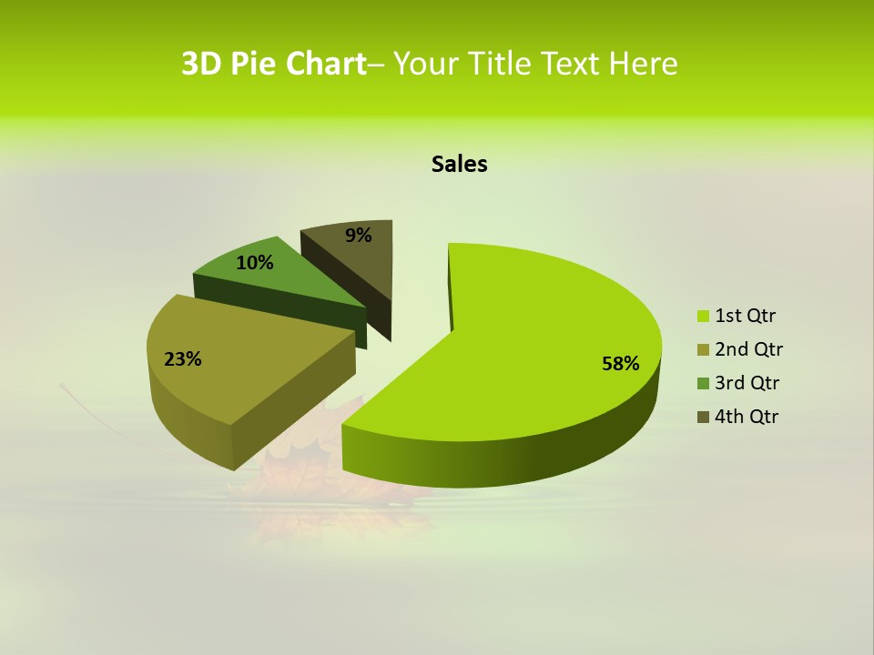 Maple Lake Reflection PowerPoint Template