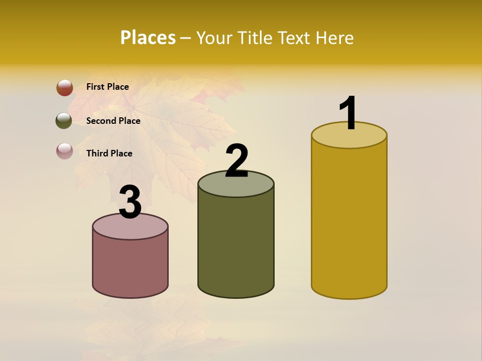 Fall Green Tree PowerPoint Template