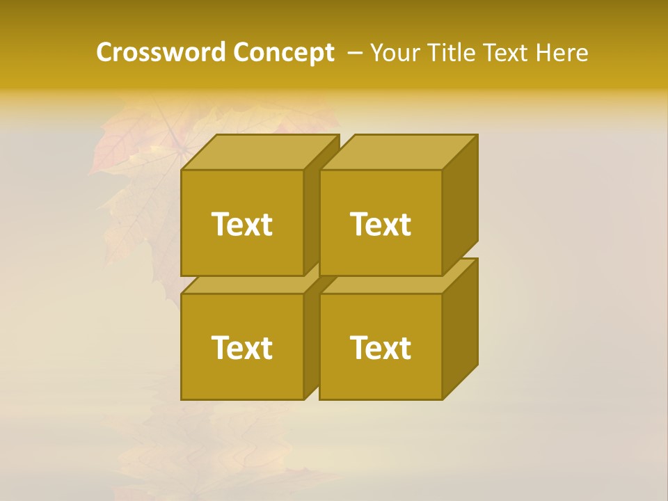 Fall Green Tree PowerPoint Template