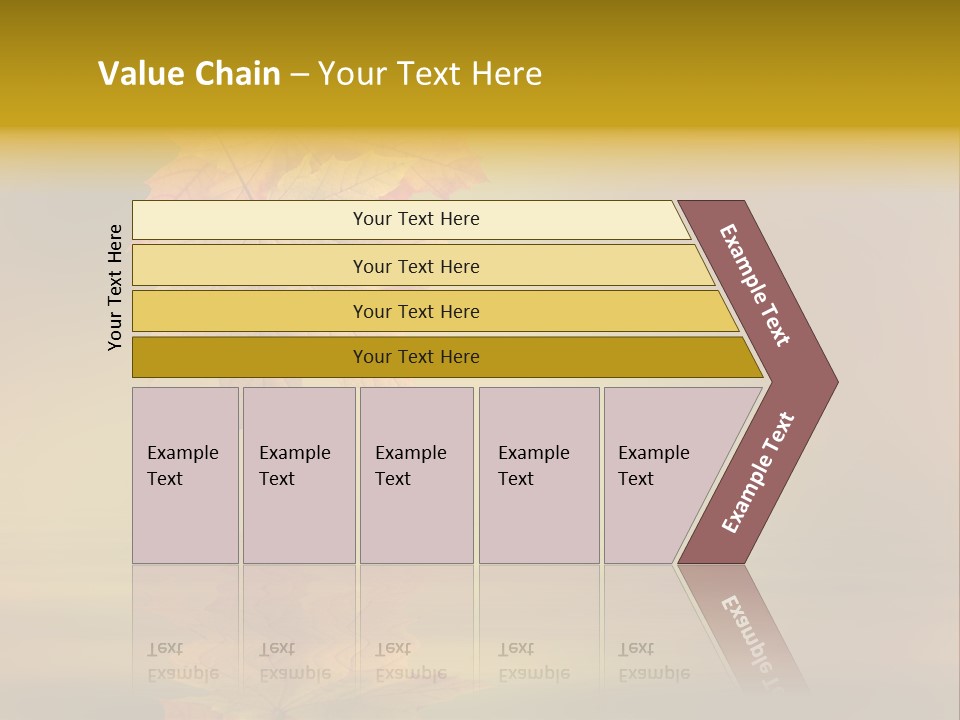 Fall Green Tree PowerPoint Template