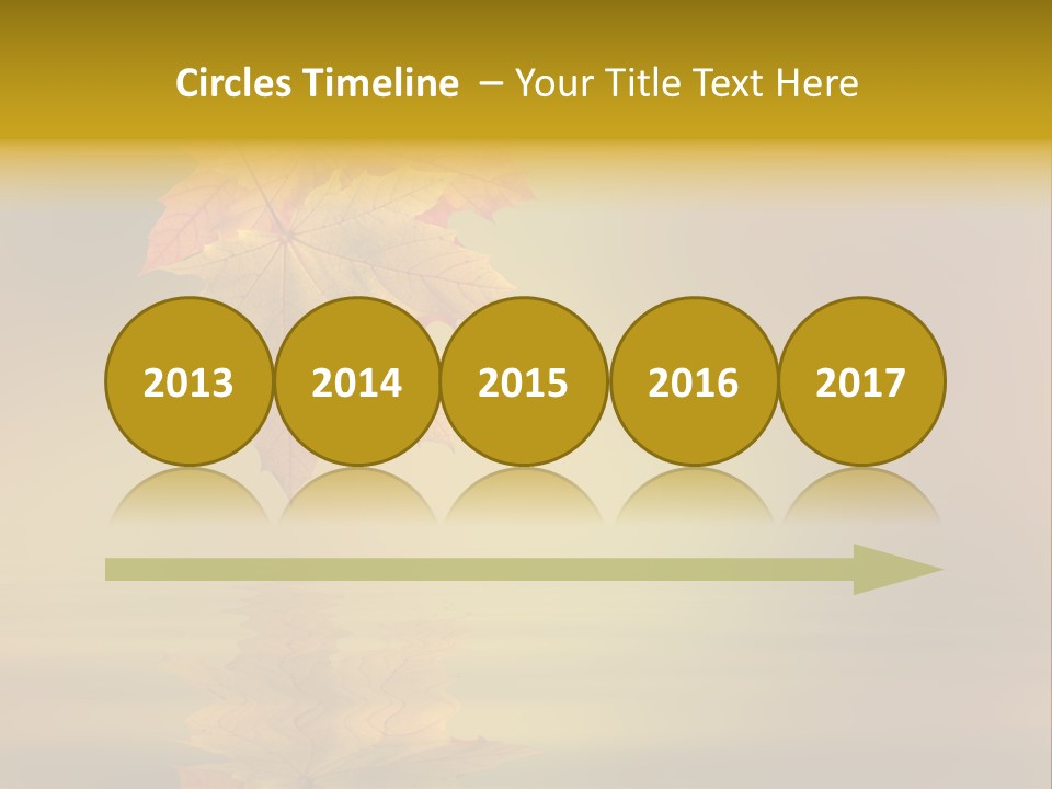 Fall Green Tree PowerPoint Template