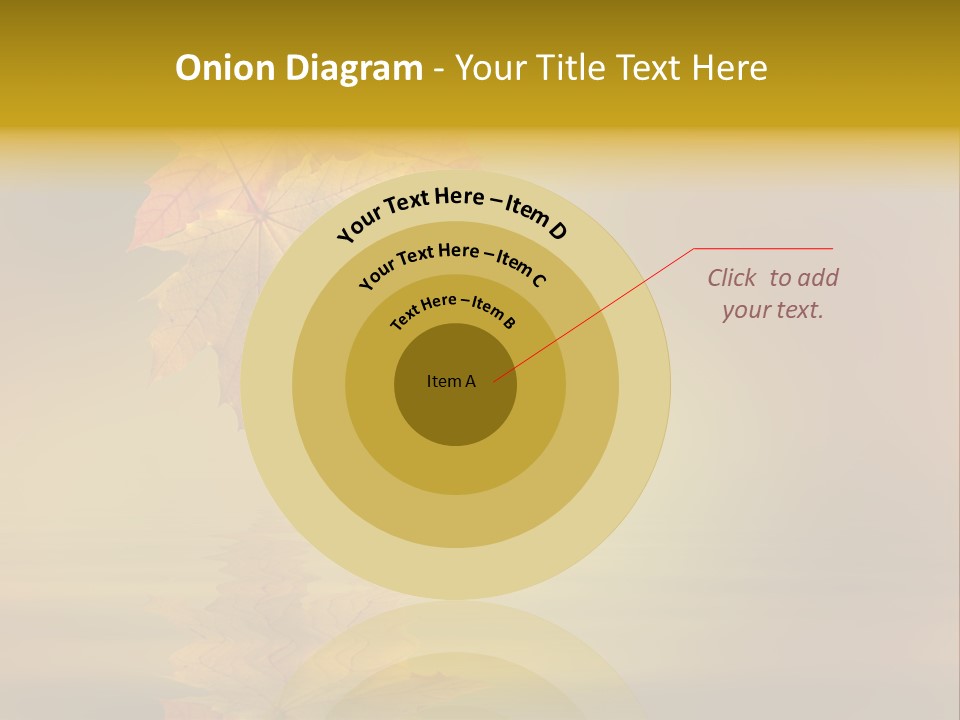 Fall Green Tree PowerPoint Template