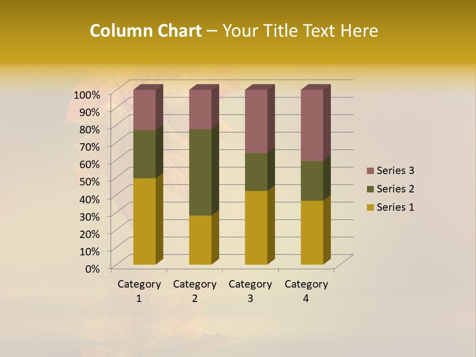 Fall Green Tree PowerPoint Template