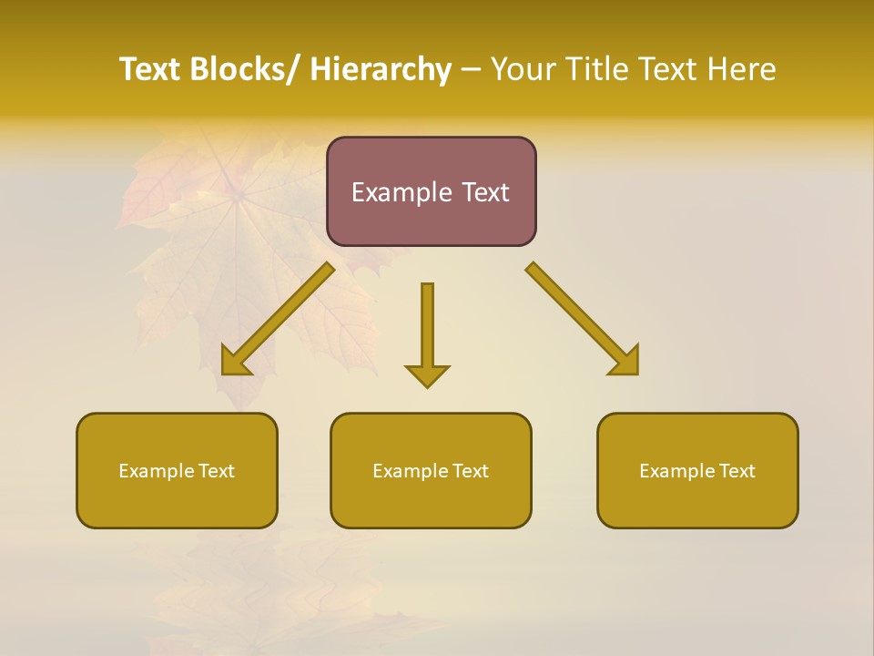 Fall Green Tree PowerPoint Template