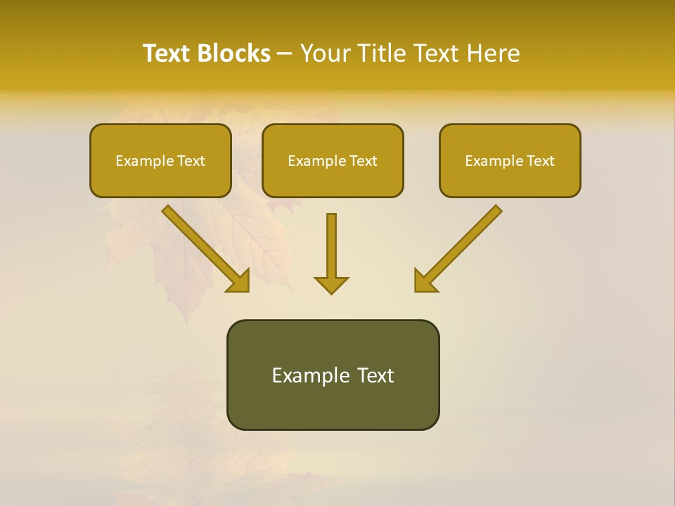 Fall Green Tree PowerPoint Template