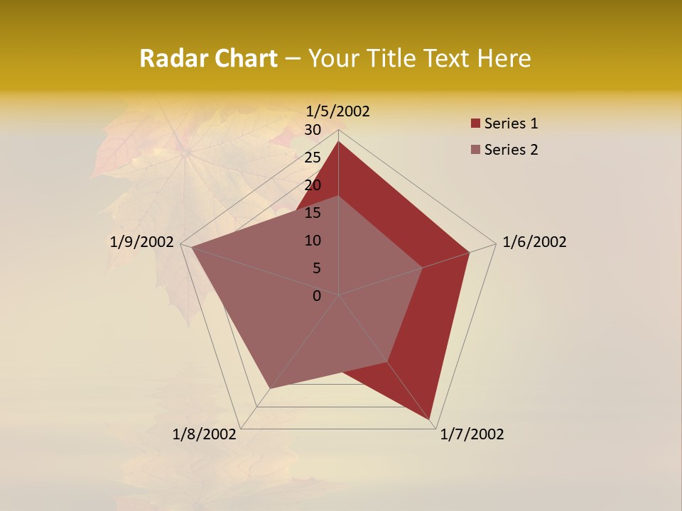 Fall Green Tree PowerPoint Template