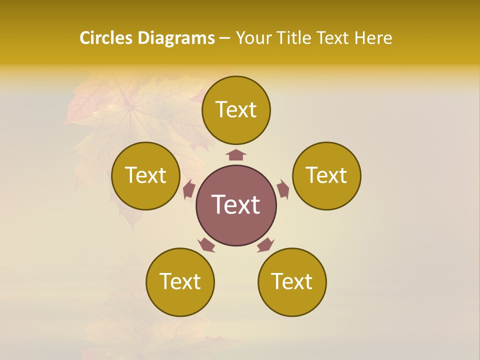 Fall Green Tree PowerPoint Template