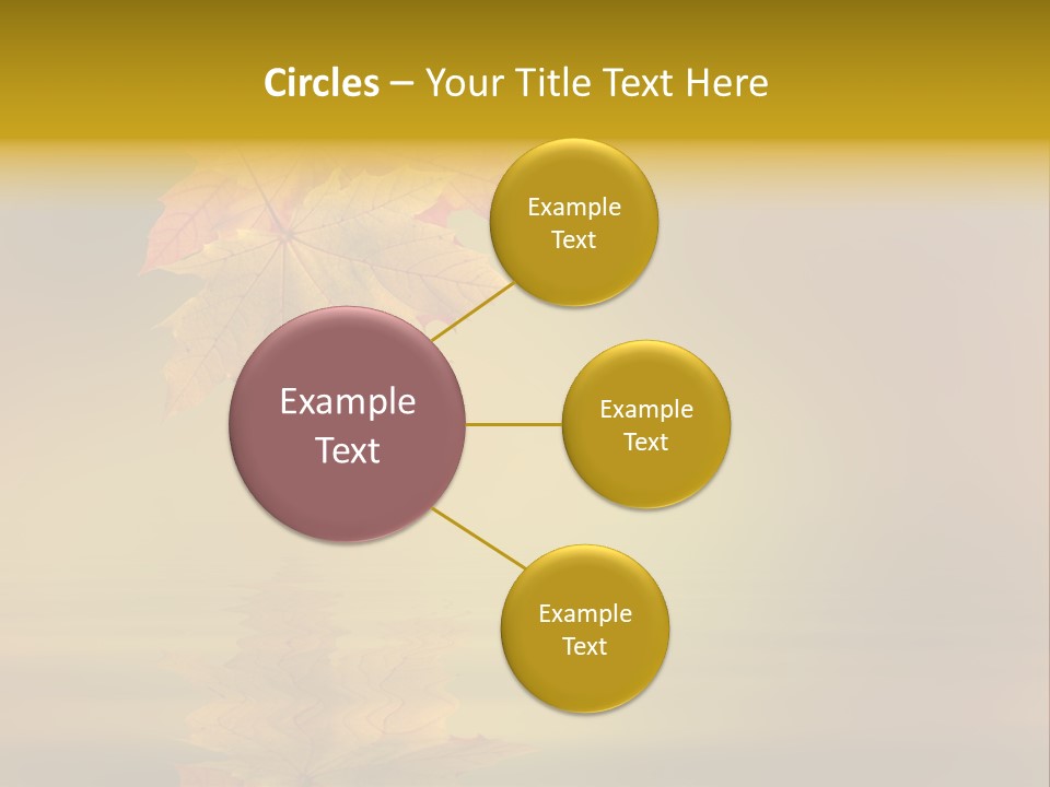 Fall Green Tree PowerPoint Template