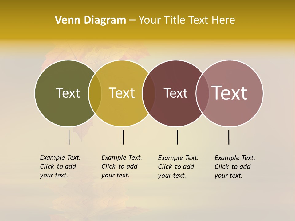 Fall Green Tree PowerPoint Template
