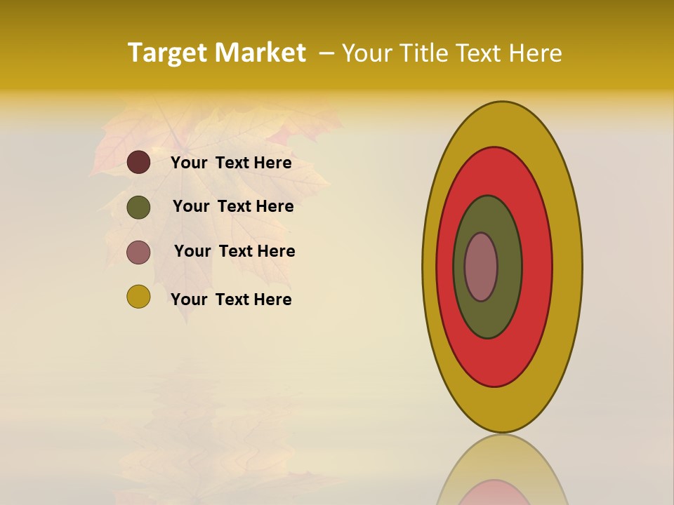 Fall Green Tree PowerPoint Template