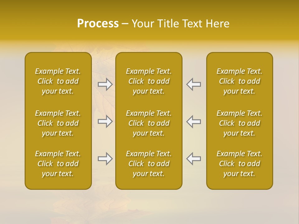 Fall Green Tree PowerPoint Template
