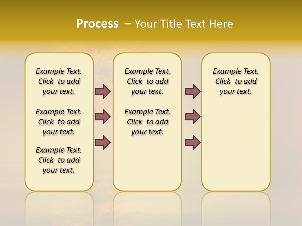 Fall Green Tree PowerPoint Template