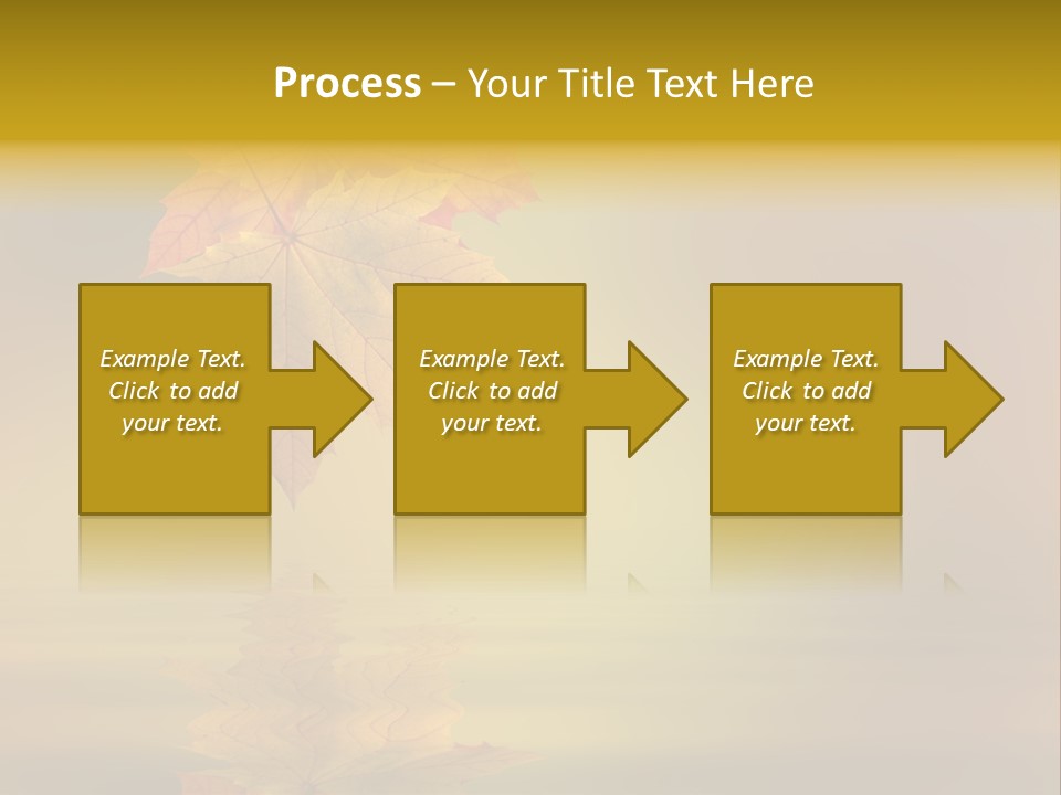 Fall Green Tree PowerPoint Template