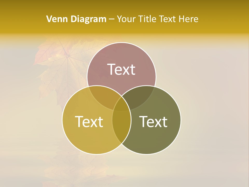 Fall Green Tree PowerPoint Template