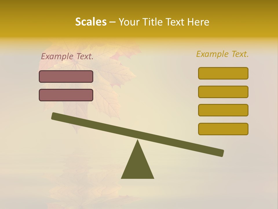 Fall Green Tree PowerPoint Template