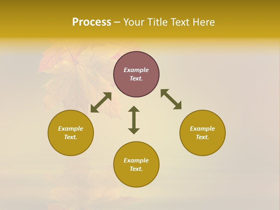 Fall Green Tree PowerPoint Template