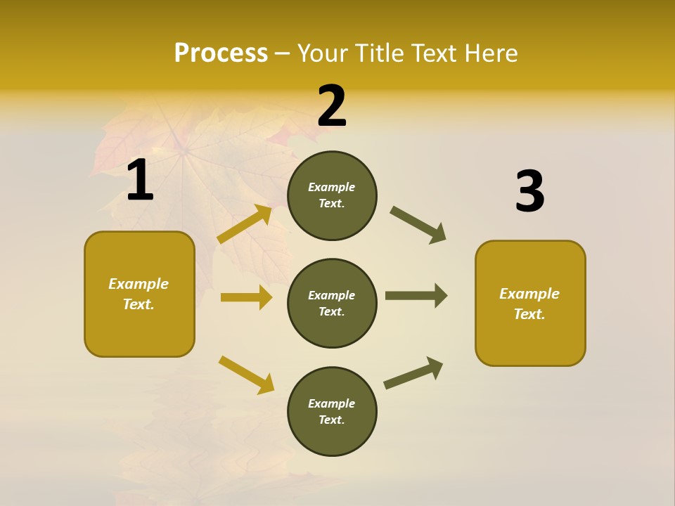 Fall Green Tree PowerPoint Template