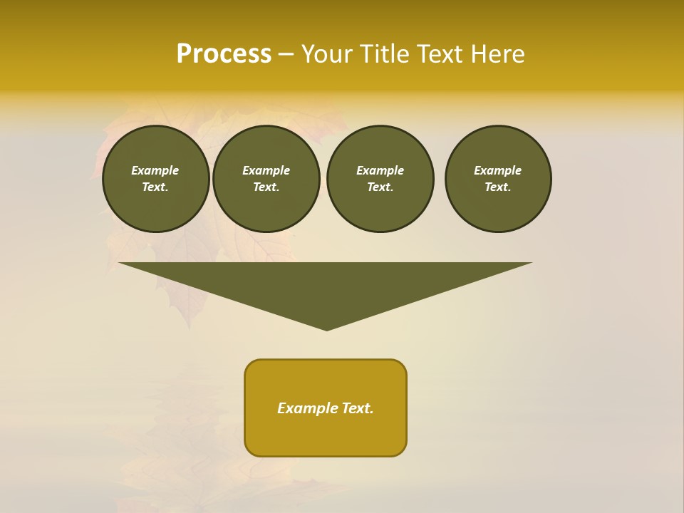 Fall Green Tree PowerPoint Template