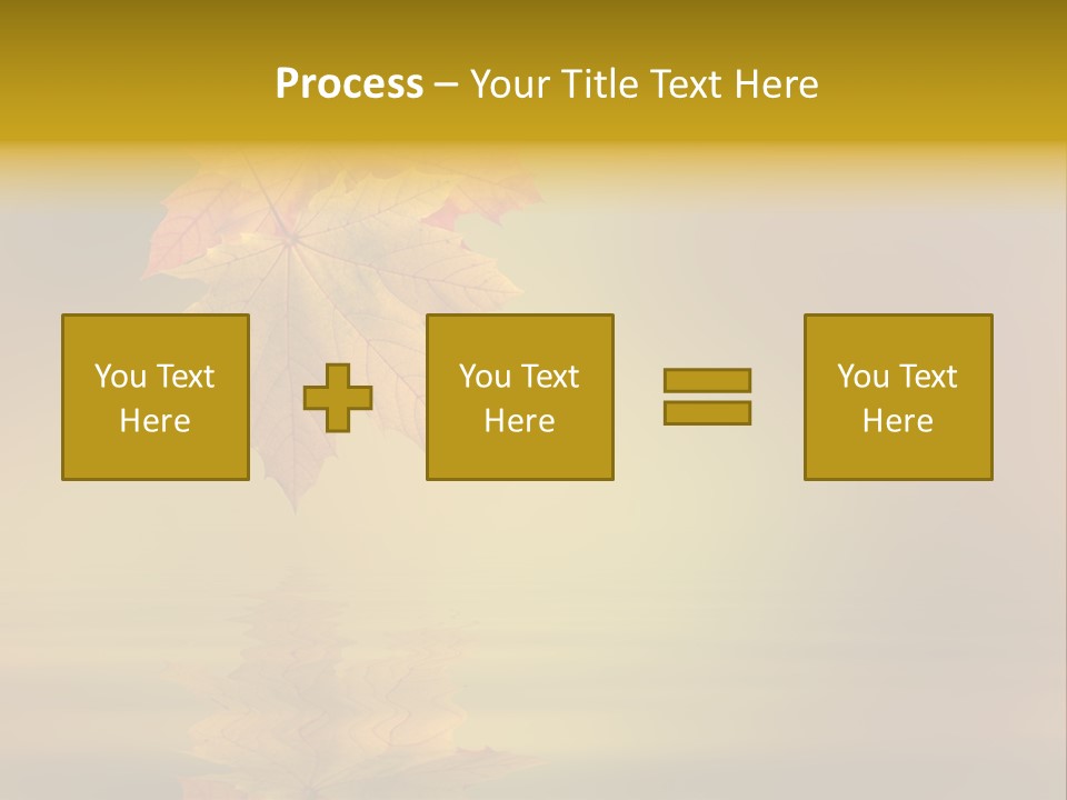 Fall Green Tree PowerPoint Template
