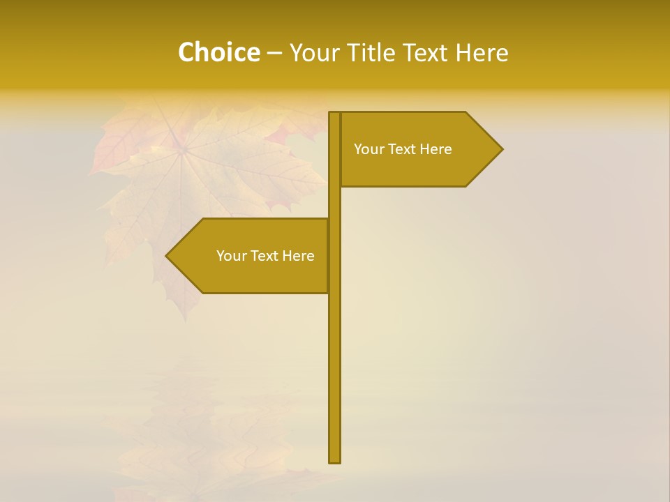 Fall Green Tree PowerPoint Template