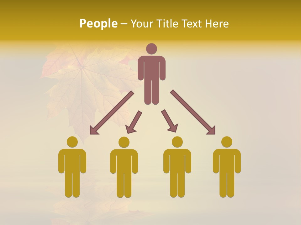 Fall Green Tree PowerPoint Template