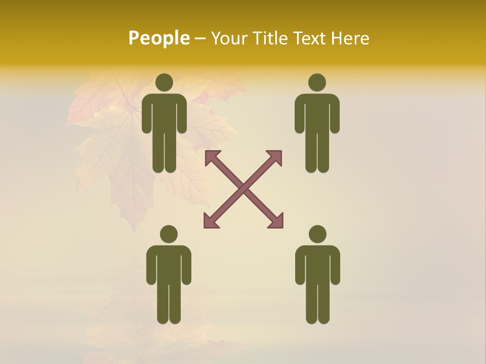 Fall Green Tree PowerPoint Template