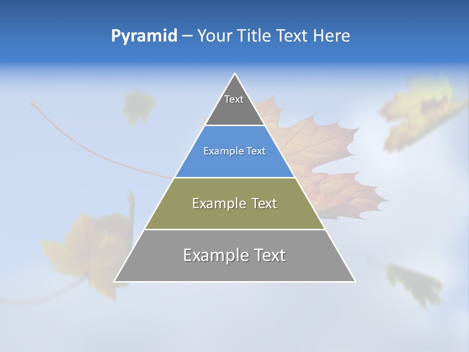 Branch Ornament Orange PowerPoint Template
