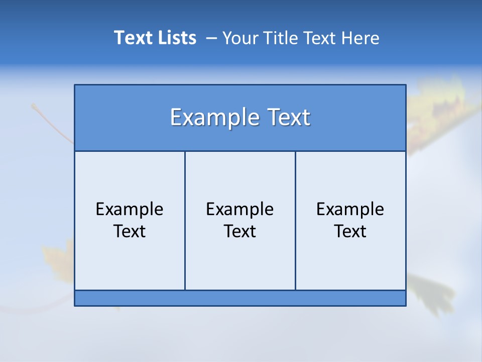Branch Ornament Orange PowerPoint Template