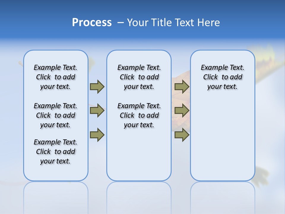Branch Ornament Orange PowerPoint Template