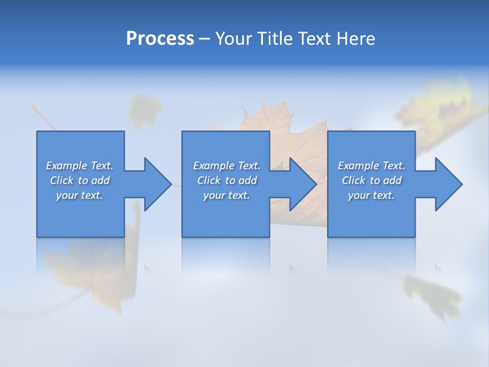 Branch Ornament Orange PowerPoint Template