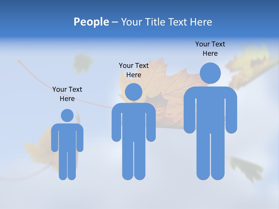 Branch Ornament Orange PowerPoint Template