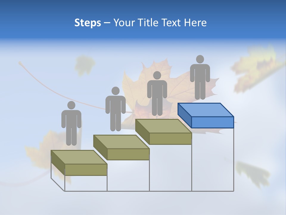 Branch Ornament Orange PowerPoint Template